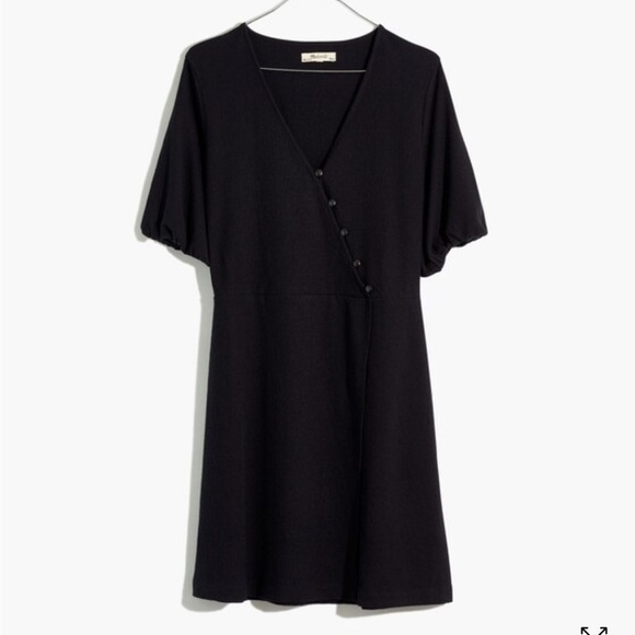 Madewell Cross-Front Button Dress - Picture 4 of 9